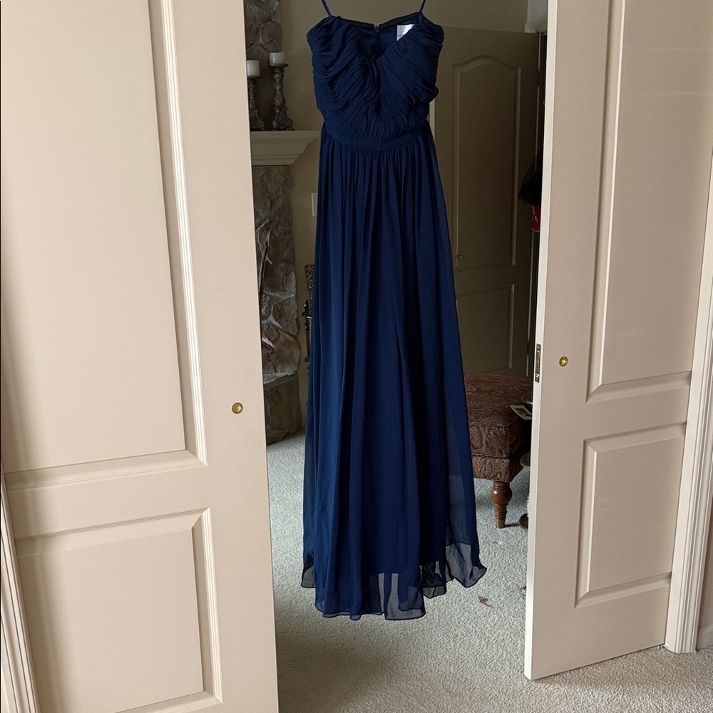 Elegant Navy Blue Gown